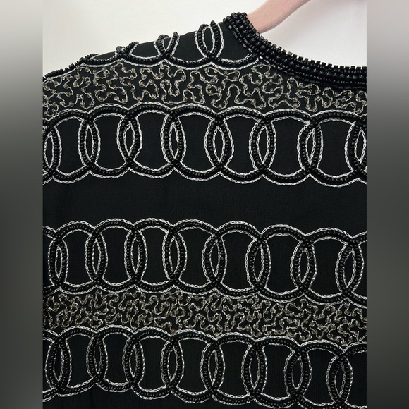 Vintage Scala Black Beaded Statement
Jacket, 100% PURE SILK LINING 100%POLYESTER - Picture 13 of 13